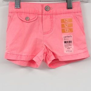 Carter’s Shorts Salmon/ Orange Toddler Girl 12m